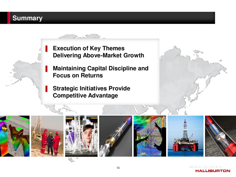 2013 UBS GLOBAL OIL AND GAS CONFERENCE – Halliburton – slide 12