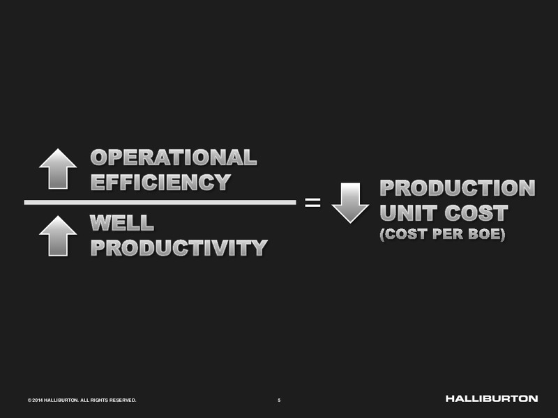 UBS HOUSTON ENERGY – Halliburton – slide 4