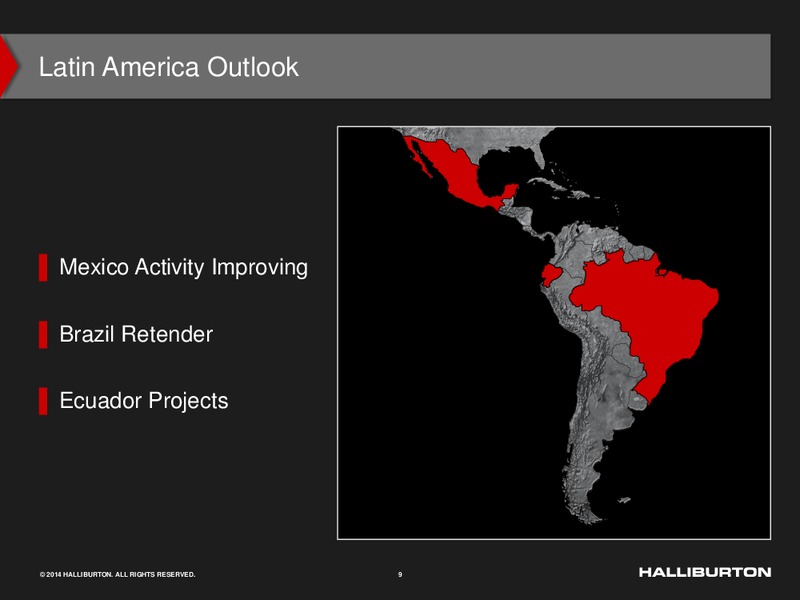 UBS HOUSTON ENERGY – Halliburton – slide 8