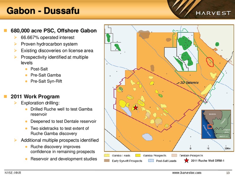 EnerComs The Oil and Gas Conference – Harvest Natural Resources Inc. – slide 12