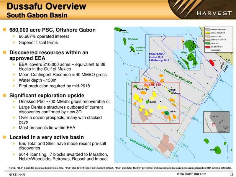 Enercom the Oil and Gas Conference – Harvest Natural Resources Inc. – slide 12