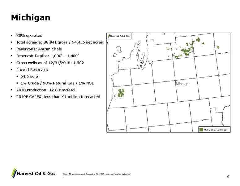DECEMBER 2019 INVESTOR PRESENTATION – Harvest Oil & Gas Corp. – slide 6