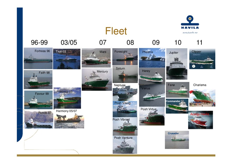 Q4 2010 – Havila Shipping – slide 20