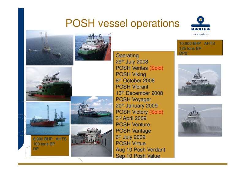 Q4 2010 – Havila Shipping – slide 22