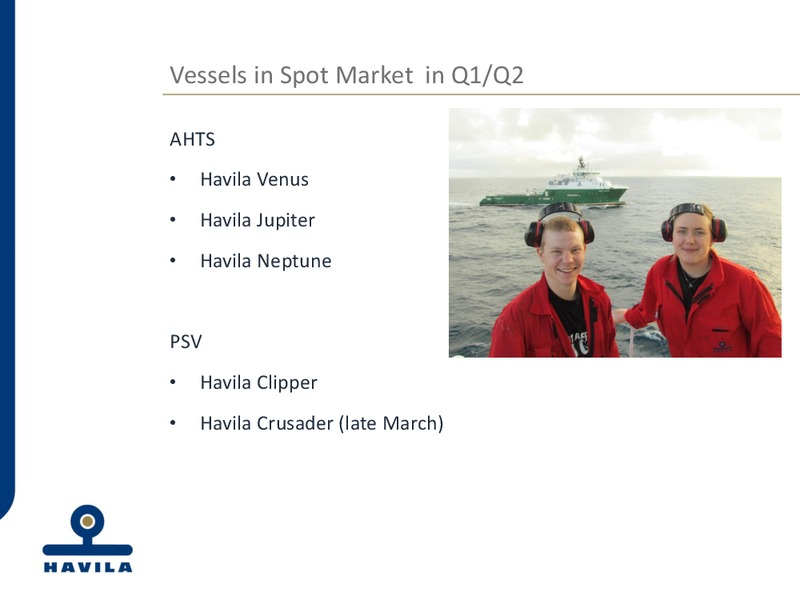Q4 2014 EARNINGS CALL – Havila Shipping – slide 18