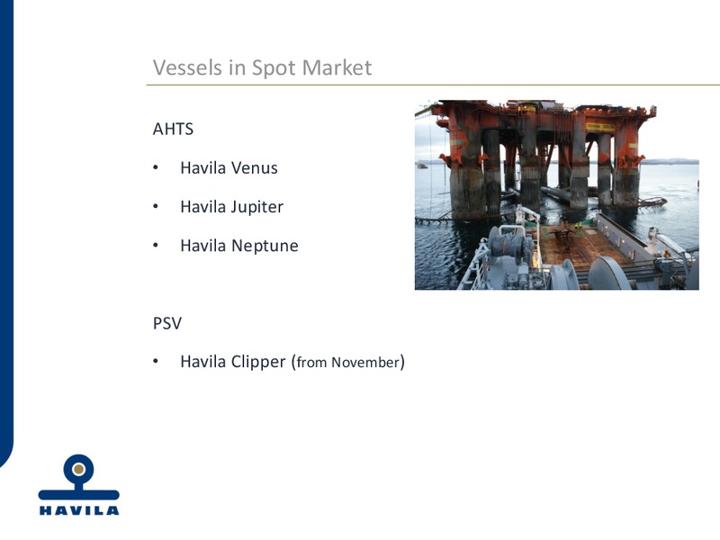 Q3 2013 EARNINGS CALL – Havila Shipping – slide 20