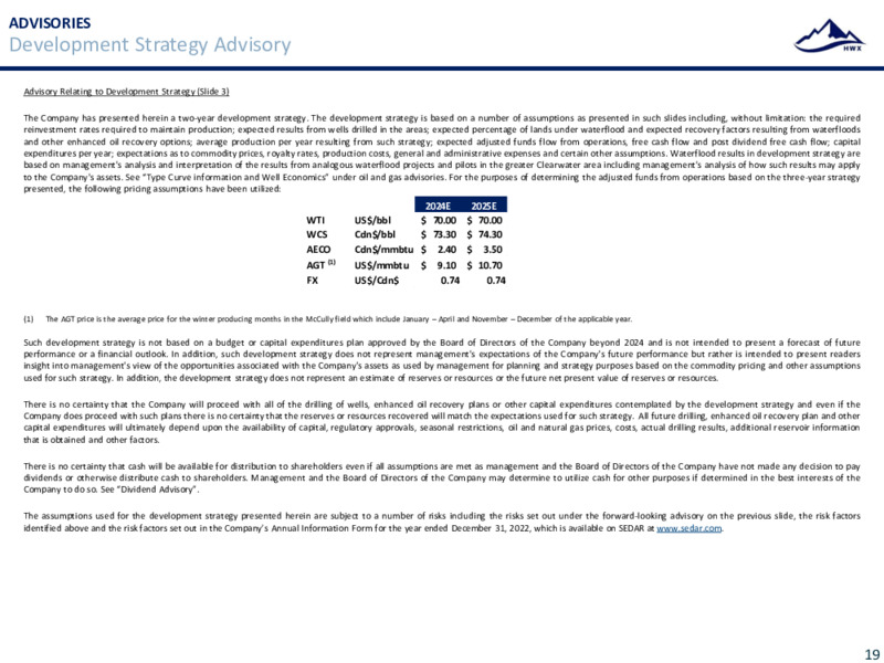 December 2023 Investor Presentation – Headwater Exploration Inc. – slide 20