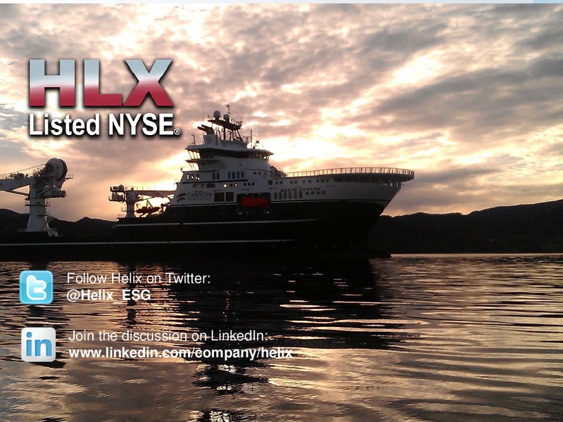 Q4 2013 CONFERENCE CALL – Helix Energy Solutions – slide 24