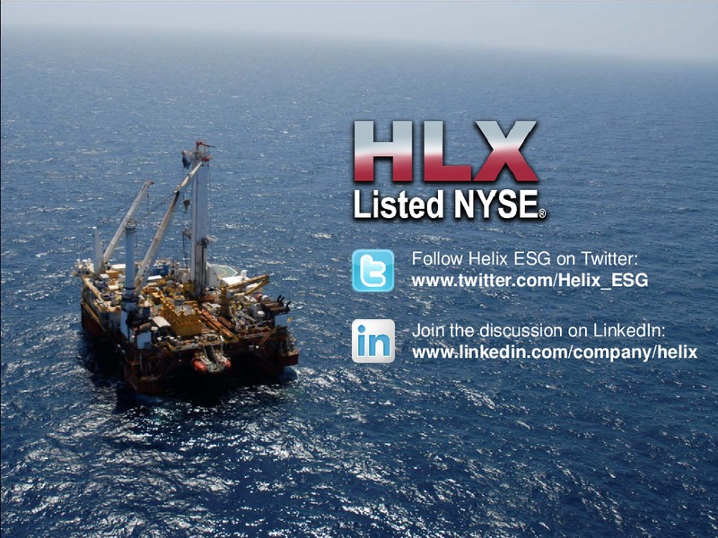 Q4 2012 CONFERENCE CALL – Helix Energy Solutions – slide 25