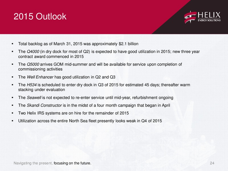TPH 2015 HOTTER N HELL CONFERENCE – Helix Energy Solutions – slide 23
