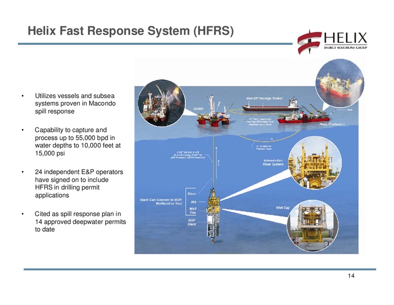 Q2 2011 CONFERENCE CALL – Helix Energy Solutions – slide 13