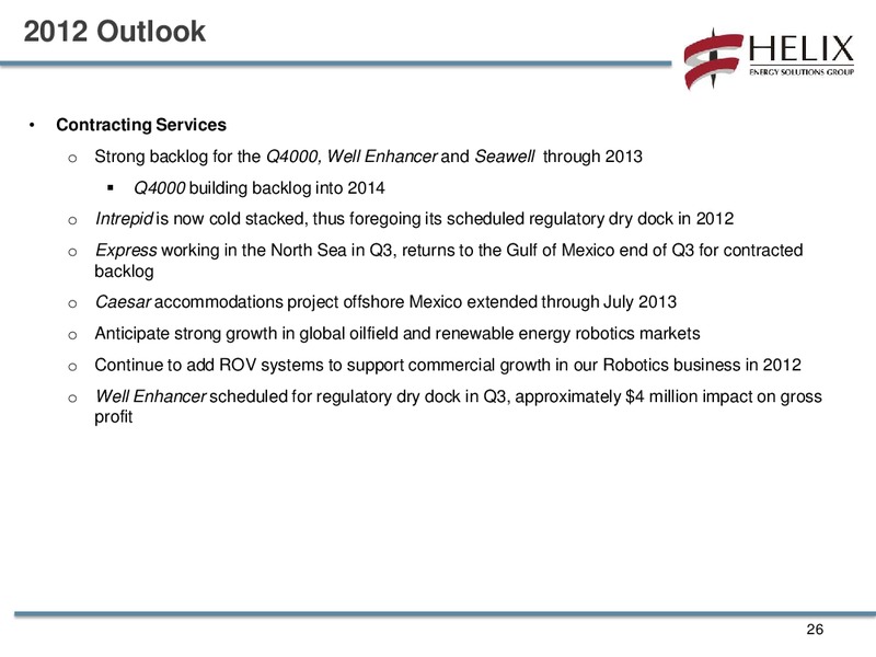 BARCLAYS CEO ENERGY POWER CONFERENCE – Helix Energy Solutions – slide 25