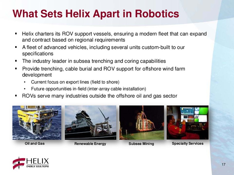 BARCLAYS CEO ENERGY POWER CONFERENCE – Helix Energy Solutions – slide 16