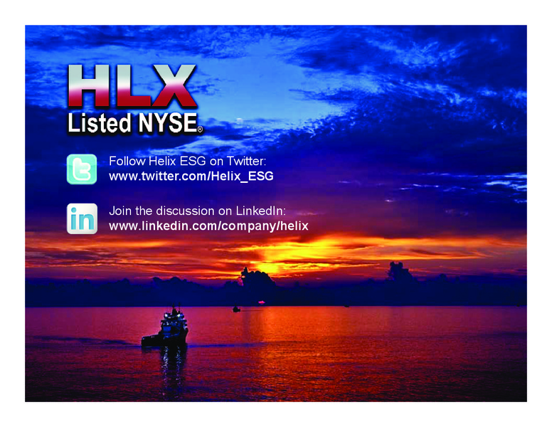 SIMMONS AND COMPANY INTERNATIONAL EUROPEAN ENERGY CONFERENCE – Helix Energy Solutions – slide 26