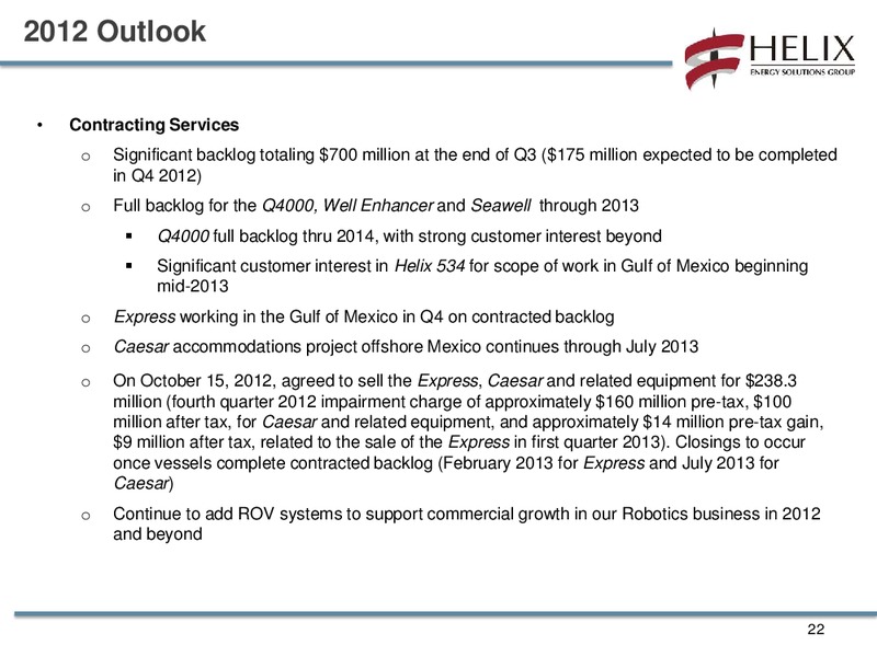 Q3 2012 CONFERENCECALL – Helix Energy Solutions – slide 21