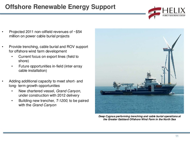 STEPHENS FALL INVESTMENT CONFERENCE – Helix Energy Solutions – slide 10