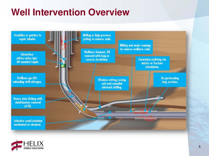 CAPITAL ONE SOUTHCOAST 8TH ANNUAL ENERGY CONFERENCE – Helix Energy Solutions – slide 5