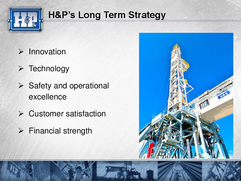 Goldman Sachs Global Energy Conference – Helmerich & Payne Inc. – slide 29