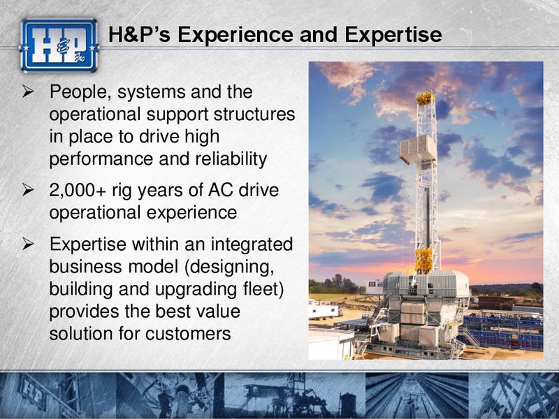 Meetings with Investors – Helmerich & Payne Inc. – slide 24