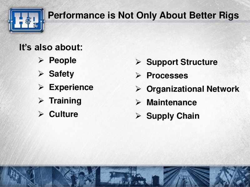 CREDIT SUISSE ENERGY SUMMIT – Helmerich & Payne Inc. – slide 30