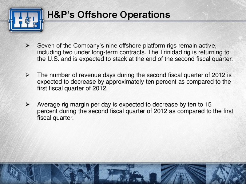 CREDIT SUISSE ENERGY SUMMIT – Helmerich & Payne Inc. – slide 35