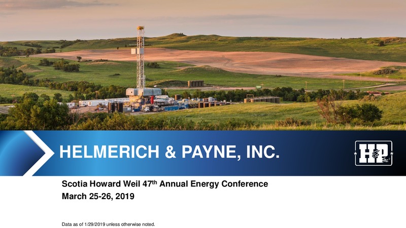 Scotia Howard Weil Annual Energy Conference – Helmerich & Payne Inc. – slide 1