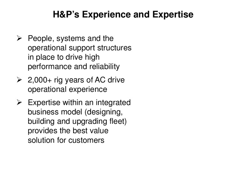 Scotia Howard Weil 46th Annual Energy Conference – Helmerich & Payne Inc. – slide 7
