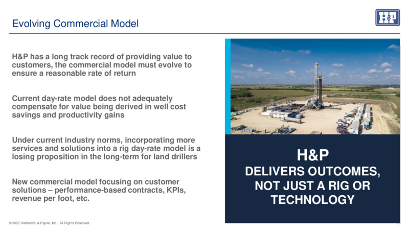 May 2023 Investor Presentation – Helmerich & Payne Inc. – slide 12