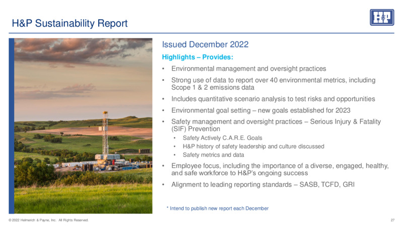 May 2023 Investor Presentation – Helmerich & Payne Inc. – slide 26