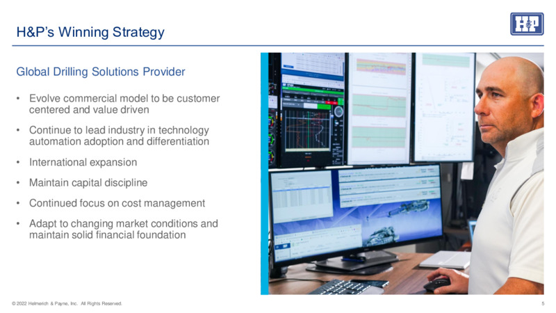 May 2022 Investor Presentation – Helmerich & Payne Inc. – slide 4