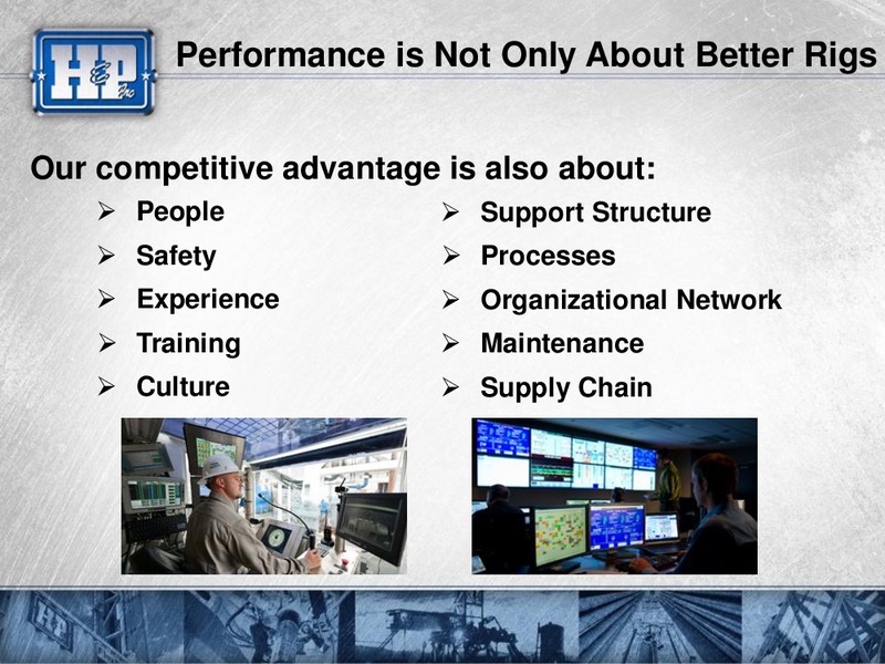 Meetins with Investors Presentation – Helmerich & Payne Inc. – slide 16
