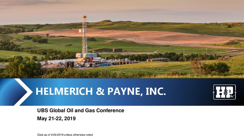 UBS Global Oil and Gas Conference – Helmerich & Payne Inc. – slide 1