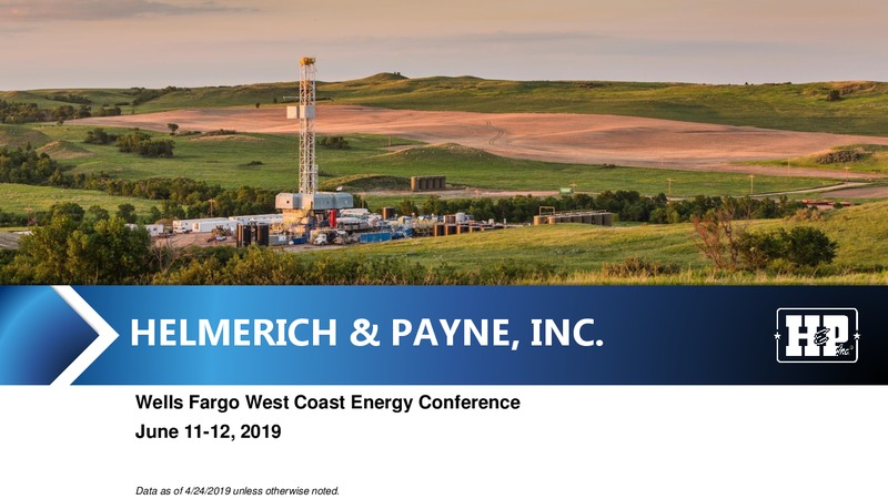 Wells Fargo West Coast Energy Conference – Helmerich & Payne Inc. – slide 1