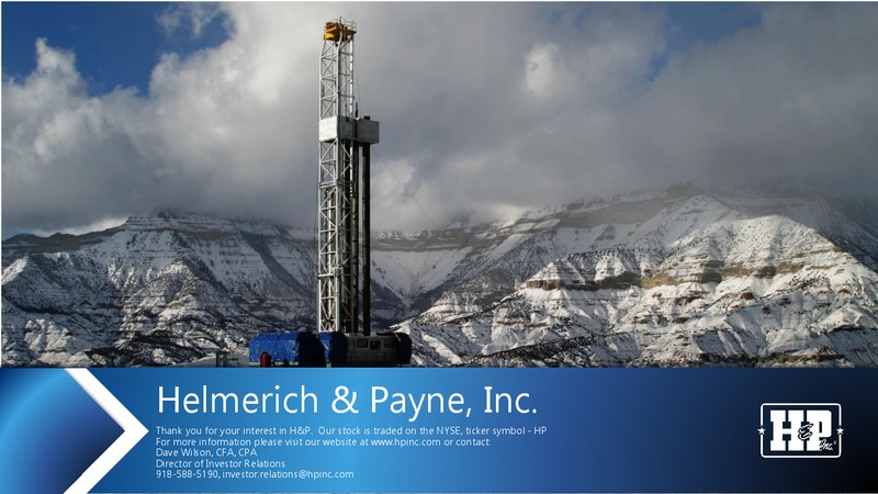 Wells Fargo West Coast Energy Conference – Helmerich & Payne Inc. – slide 26