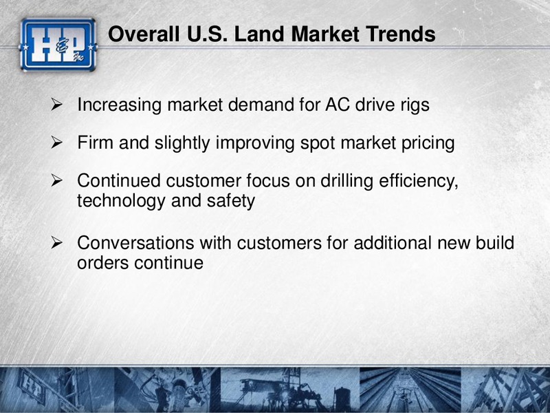 CREDIT SUISSE 2014 ENERGY SUMMIT – Helmerich & Payne Inc. – slide 4