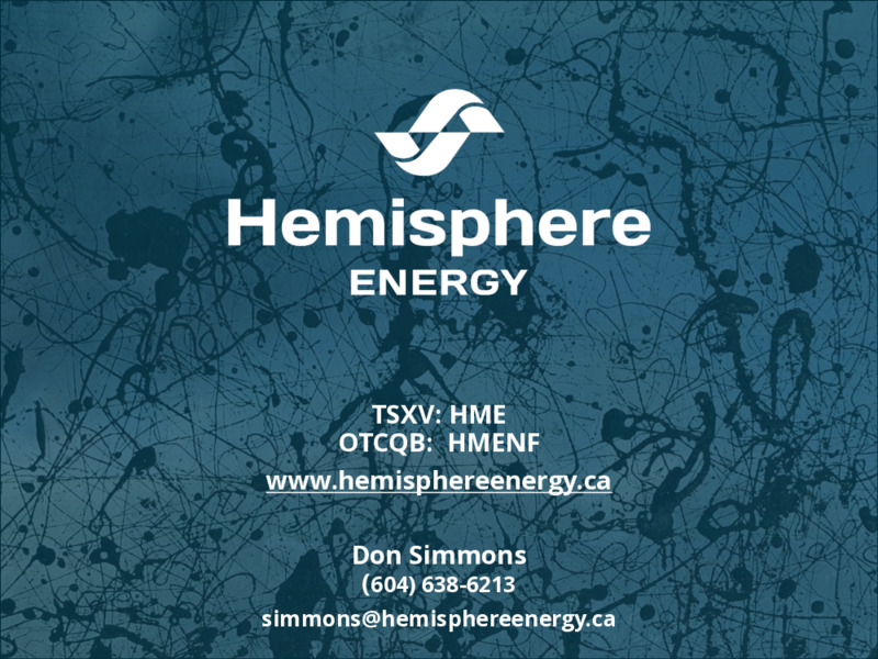 March 2021 Corporate Presentation – Hemisphere Energy Corp – slide 24