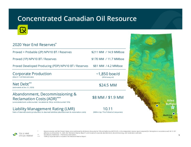 April 2021 Corporate Presentation – Hemisphere Energy Corp – slide 5