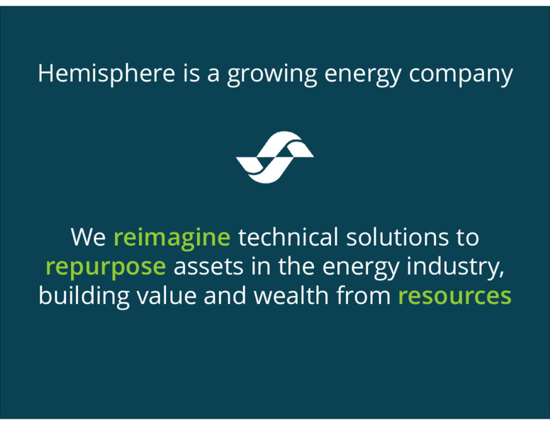 November 2021 Corporate Presentation – Hemisphere Energy Corp – slide 2