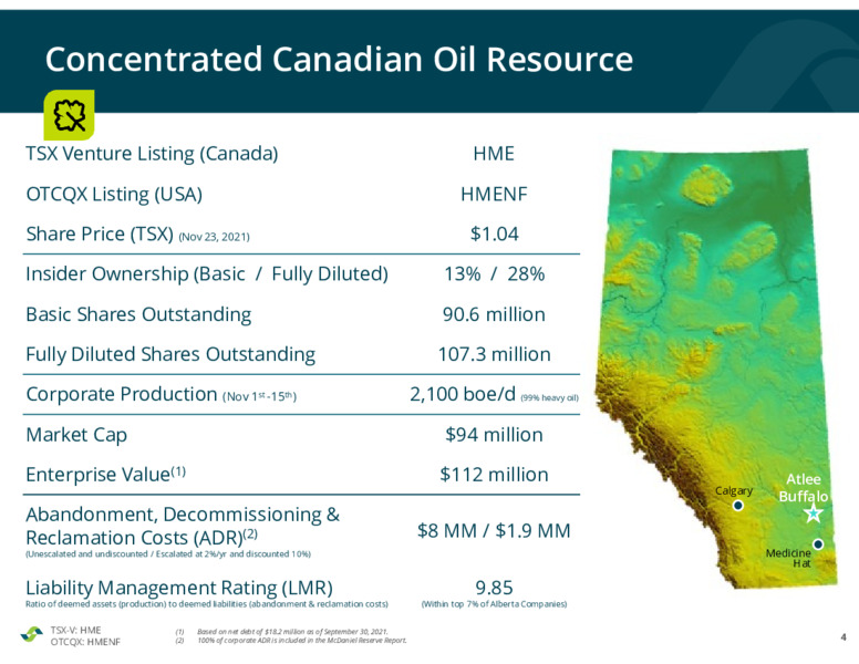 November 2021 Corporate Presentation – Hemisphere Energy Corp – slide 4