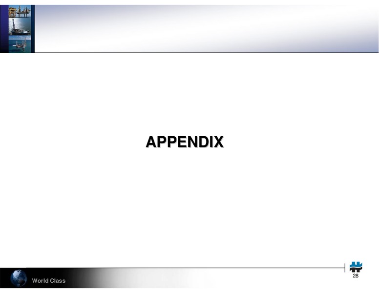 HOWARD WEIL 39TH ANNUAL ENERGY CONFERENCE – Hercules Offshore, Inc. – slide 28