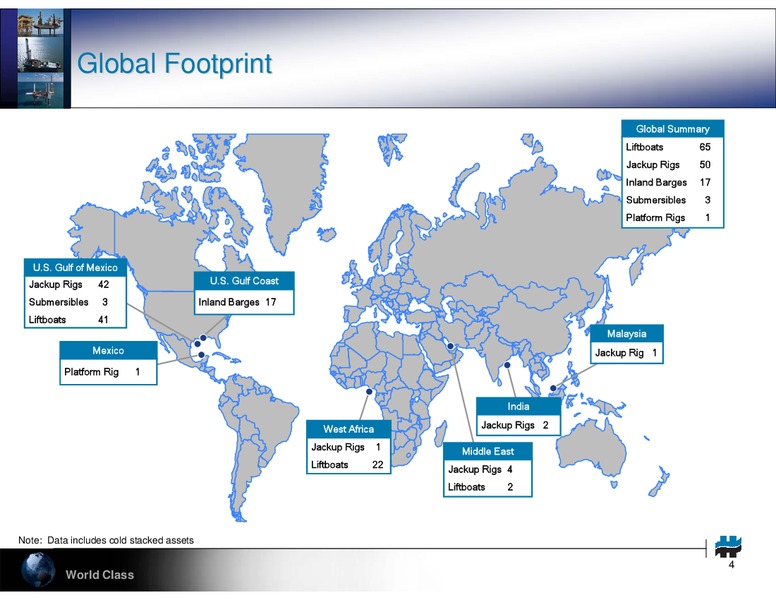 UBS LEVERAGED FINANCE CONFERENCE – Hercules Offshore, Inc. – slide 4