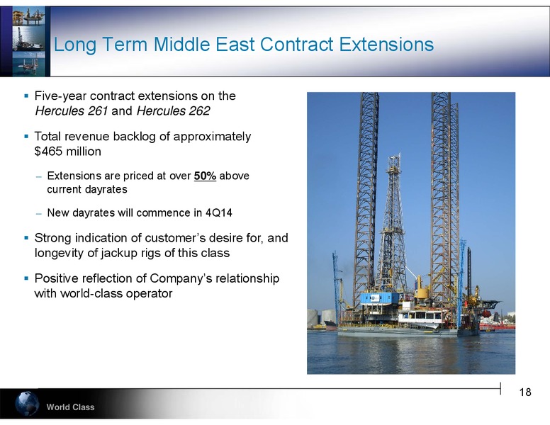 UBS GLOBAL OIL AND GAS CONFERENCE – Hercules Offshore, Inc. – slide 18