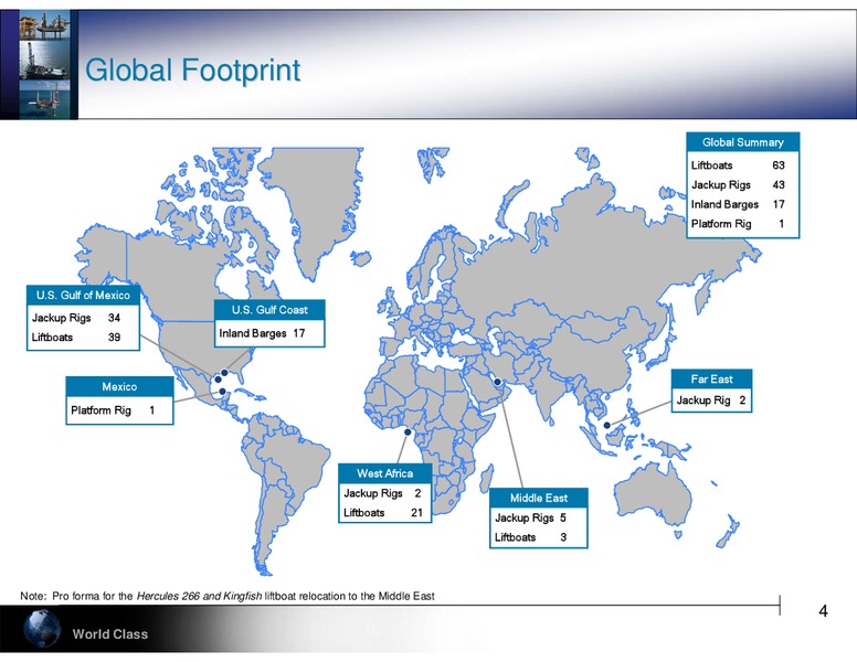 RAYMOND JAMES 2012 BOSTON SPRING CONFERENCE – Hercules Offshore, Inc. – slide 4