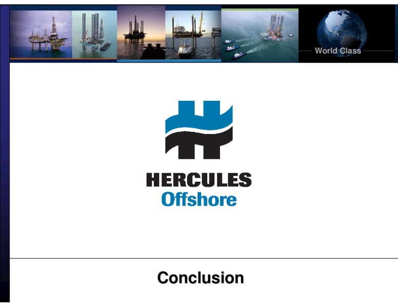 PARETO SECURITIES OIL & OFFSHORE CONFERENCE – Hercules Offshore, Inc. – slide 21