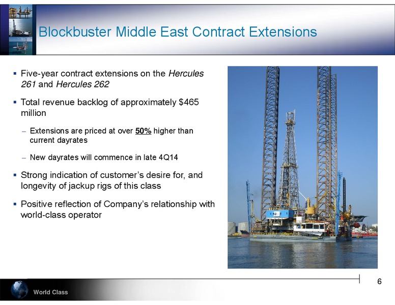 COWEN 3RD ANNUAL ULTIMATE ENERGY CONFERENCE – Hercules Offshore, Inc. – slide 6