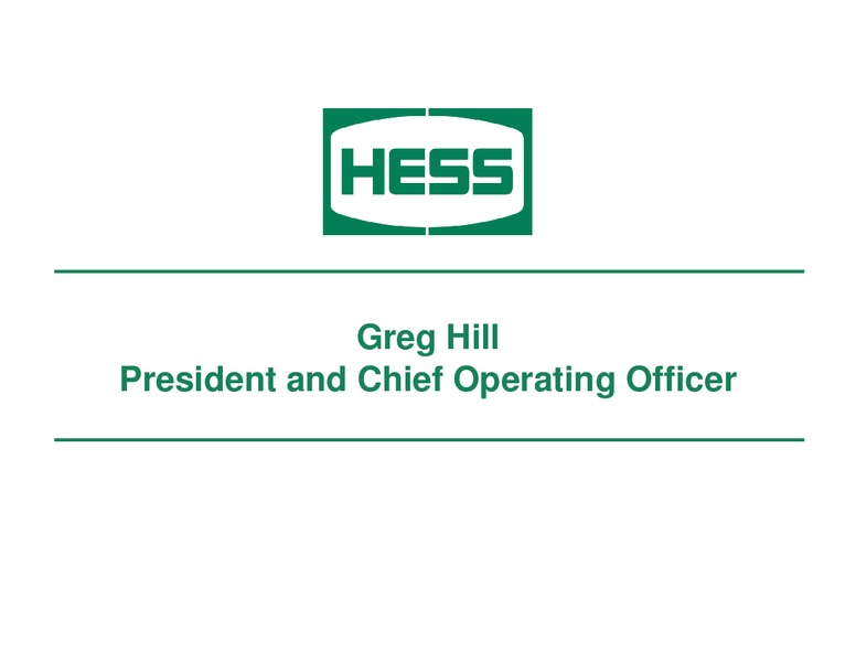 2014 ANNUAL MEETING OF Stockholders – Hess Corp – slide 11