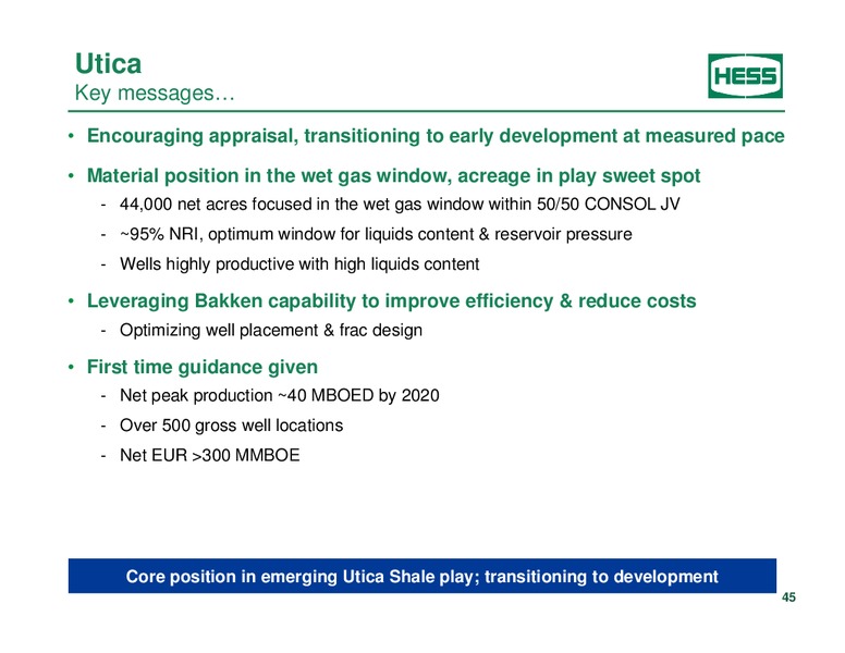 Investor Analyst Day 2014 – Hess Corp – slide 36