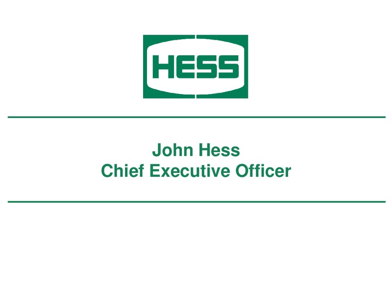 2017 Annual Stakeholder Meeting – Hess Corp – slide 2