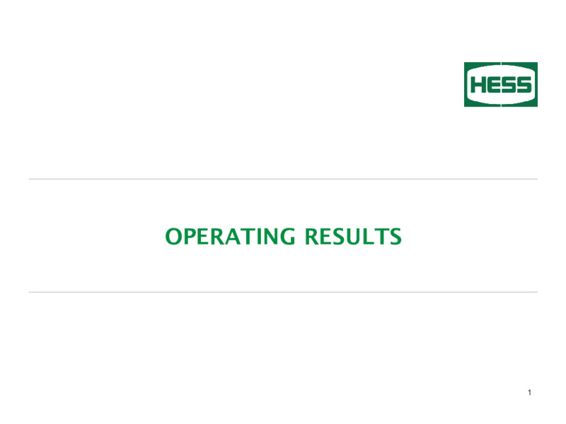 2Q22 Earnings – Hess Corp – slide 2