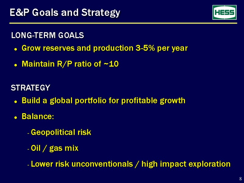 ANNUAL MEETING OF STOCKHOLDERS – Hess Corp – slide 7